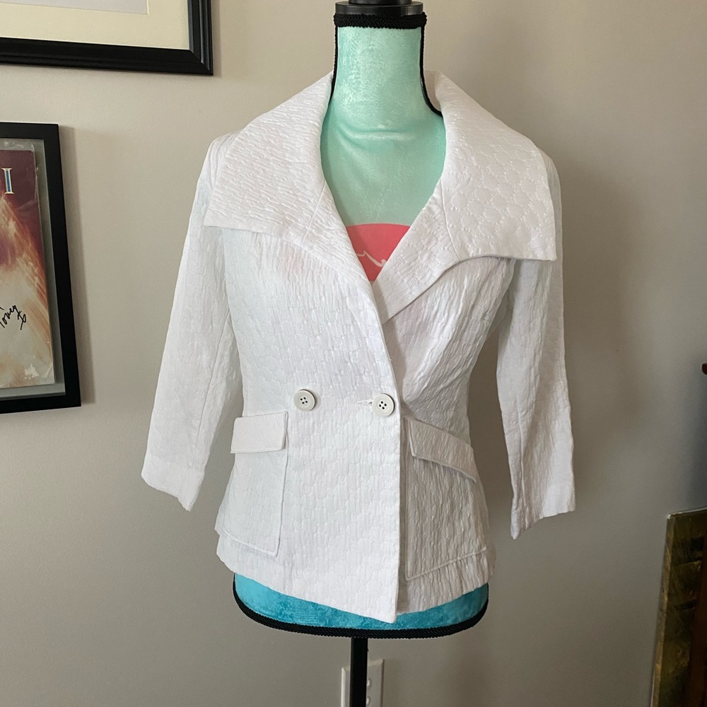 Cabi white blazer